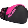 Boxing gloves “Dragon” - 10 oz, red-black (Color Red - Black, Gloves weight 10 oz, Gloves cut Without Label)