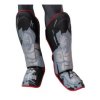 Shin Guard “Mix Fight Gorilla” for Thaiboxen, K1 und MMA - black-gray, size XS (Size XS, Color Black - Gray)