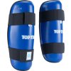 Shin Guard “WAKO Style” - blue, size XS (Size XS, Color Blue, Gloves cut Without Label)