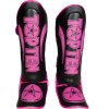 Shin- and Instep Guard „Star Light“ - size XS, black-black (Size XS, Color Black - Black)