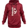Hoodie “Upside” (Farba Red, Veľ. XS)