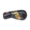 Boxing Gloves “PRISM” - Standard, black-gold, 10 oz (Color Black - Gold, Gloves weight 10 oz, Gloves cut Standard)