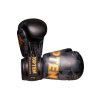 Boxing Gloves “PRISM” - Standard, black-gold, 10 oz (Color Black - Gold, Gloves weight 10 oz, Gloves cut Standard)