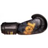 Boxing Gloves “PRISM” - Standard, black-gold, 10 oz (Color Black - Gold, Gloves weight 10 oz, Gloves cut Standard)