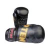 Boxing Gloves “PRISM” - Standard, black-gold, 10 oz (Color Black - Gold, Gloves weight 10 oz, Gloves cut Standard)