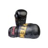 Boxing Gloves “PRISM” - Standard, black-gold, 10 oz (Color Black - Gold, Gloves weight 10 oz, Gloves cut Standard)