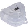 Boxing starter-kit with boxing gloves and mouthguard - 10 oz, black-white (Color Black - White, Gloves weight 10 oz)
