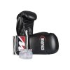 Boxing starter-kit with boxing gloves and mouthguard - 10 oz, black-white (Color Black - White, Gloves weight 10 oz)