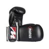 Boxing starter-kit with boxing gloves and mouthguard - 10 oz, black-white (Color Black - White, Gloves weight 10 oz)