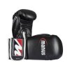 Boxing starter-kit with boxing gloves and mouthguard - 10 oz, black-white (Color Black - White, Gloves weight 10 oz)