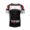 T-Shirt “Elastic” - red-black, size L (Size L, Color Red - Black)