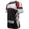 T-Shirt “Elastic” (Farba Red - Black, Veľ. L)