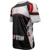 T-Shirt “Elastic” - red-black, size L (Size L, Color Red - Black)