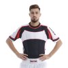 T-Shirt “Elastic” - red-black, size L (Size L, Color Red - Black)