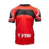 T-Shirt “Elastic” - red-black, size L (Size L, Color Red - Black)