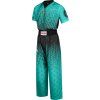 Kickboxing uniform “Grafic” (Farba White - Black, Veľ. 150)