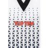 Kickboxing uniform “Grafic” (Farba White - Black, Veľ. 150)