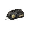 Backpack-Sportsbag-Dufflebag combination “WAKO” - 55 cm x 29 cm x 27 cm, black-gold (Color Black - Gold, Dimensions 55 cm x 29 cm x 27 cm)