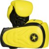 Sparring gloves “Hero” - 12 oz, yellow (Color Yellow, Gloves weight 12 oz)