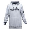 Hoodie “Fight Club” - grey, size XS (Size XS, Color Gray, Gloves cut Without Label)