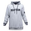Hoodie “Fight Club” - grey, size XS (Size XS, Color Gray, Gloves cut Without Label)