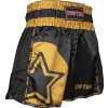 Kickbox-Shorts “STAR” - size S, green (Size S, Color Green, Gloves cut Without Label)