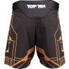 MMA-Shorts “BRAVE” - black-gold, size S (Size S, Color Black - Gold, Gloves cut Without Label)