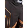 MMA-Shorts “BRAVE” - black-gold, size S (Size S, Color Black - Gold, Gloves cut Without Label)