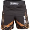 MMA-Shorts “BRAVE” - black-gold, size S (Size S, Color Black - Gold, Gloves cut Without Label)