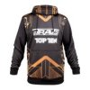 Hoodie “BRAVE” - black-gold, size XS (Size XS, Color Black - Gold, Gloves cut Without Label)