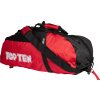Backpack-Sportsbag-Dufflebag combination “Hexagon” - 55 cm x 29 cm x 27 cm, black-red (Color Black - Red, Dimensions 55 cm x 29 cm x 27 cm)