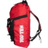 Backpack-Sportsbag-Dufflebag combination “Hexagon” - 55 cm x 29 cm x 27 cm, black-red (Color Black - Red, Dimensions 55 cm x 29 cm x 27 cm)