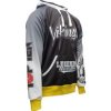 Hoodie “Vikings” - black-white, size S (Size S, Color Black - White)