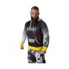 Hoodie “Vikings” - black-white, size S (Size S, Color Black - White)
