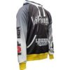 Hoodie “Vikings” - black-white, size S (Size S, Color Black - White)