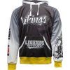 Hoodie “Vikings” (Farba Black - White, Veľ. S)
