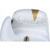 Boxing gloves “Power Ink Golden Star” - white-gold, 10 oz (Color White - Gold, Gloves weight 10 oz, Gloves cut Standard)
