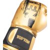 Boxing gloves “Power Ink Golden Star” - white-gold, 10 oz (Color White - Gold, Gloves weight 10 oz, Gloves cut Standard)