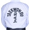 Taekwon-Do Master Dobok “Green” - white, size 150 cm (Color White, Size 150 cm, Gloves cut Without Label)