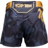 MMA Shorts “Black Force” Camouflage - black-black, size S (Size S, Color Black - Black, Gloves cut Without Label)
