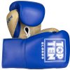 Boxhandschuhe “GLORUS” - red-gold, 10 oz (Color Red - Gold, Gloves weight 10 oz, Gloves cut Standard)