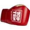 Boxhandschuhe “GLORUS” (Farba Red - Gold, Váha rukavíc 10 oz)