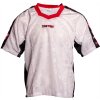 T-Shirt, V-Neck for kickboxing “Graffiti” - white, size 130 (Size 130, Color White)