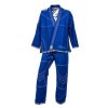 Brazilian Jiu Jitsu (BJJ) Gi “Mohicans” - size A0 = 150 cm, weiss (Size A0, 150 cm, Color White)