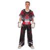 Kickboxing uniform “Future” for Kids - size 130 = 130 cm, white-black (Size 130, 130 cm, Color White - Black)