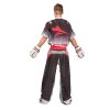 Kickboxing uniform “Future” for Kids - size 130 = 130 cm, white-black (Size 130, 130 cm, Color White - Black)