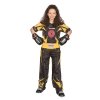 Kickboxing uniform “Future” for Kids - size 130 = 130 cm, white-black (Size 130, 130 cm, Color White - Black)