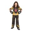 Kickboxing uniform “Future” for Kids - size 130 = 130 cm, white-black (Size 130, 130 cm, Color White - Black)