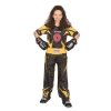 Kickboxing uniform “Future” for Kids - size 130 = 130 cm, white-black (Size 130, 130 cm, Color White - Black)