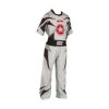 Kickboxing uniform “Future” for Kids - size 130 = 130 cm, white-black (Size 130, 130 cm, Color White - Black)